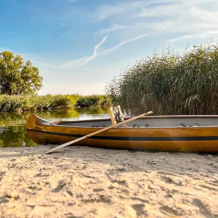Tatil Evi Watermark Usedom - Traumhaus Direkt Am Wasser Mit Eigener Badestelle - Haus Woge