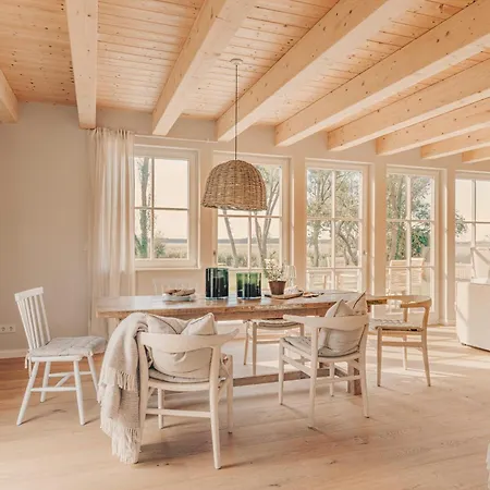 Tatil Evi Watermark Usedom - Traumhaus Direkt Am Wasser Mit Eigener Badestelle - Haus Woge *