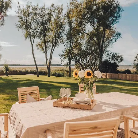 Watermark Usedom - Traumhaus Direkt Am Wasser Mit Eigener Badestelle - Haus Woge Rankwitz