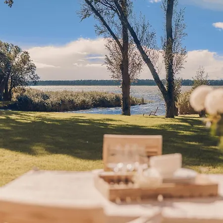 Tatil Evi Watermark Usedom - Traumhaus Direkt Am Wasser Mit Eigener Badestelle - Haus Woge *