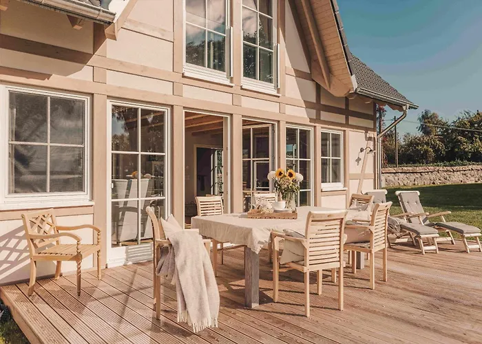 Watermark Usedom - Traumhaus Direkt Am Wasser Mit Eigener Badestelle - Haus Woge Prázdninový dům