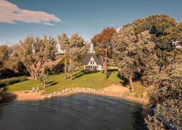 Prázdninový dům Watermark Usedom - Traumhaus Direkt Am Wasser Mit Eigener Badestelle - Haus Woge Rankwitz